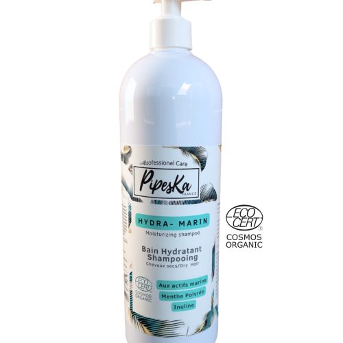 Shampooing Hydra Marin Pipeska – Cheveux Fins – COSMOS Organic | 1000 ml