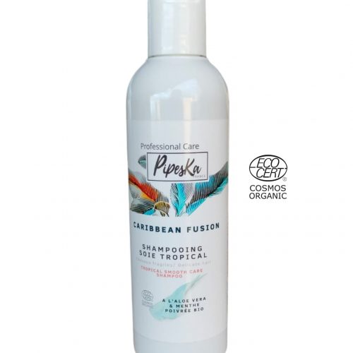 Shampooing bio cheveux sensibles Caribbean Fusion Pipeska 250ml Shampooing Bio Caribbean Fusion | Cheveux sensibles | COSMOS Organic – 250 ml