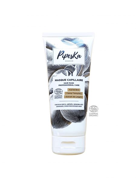 Champú Clarificante Orgánico Ocean Clean – Expertise Détox Pipeska | 250 ml Mascarilla Reparadora COSMOS Orgánica Pipeska con Lingzhi – Cabello Rizado, Ondulado y Afro | 200 ml